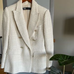 Zara boucle blazer